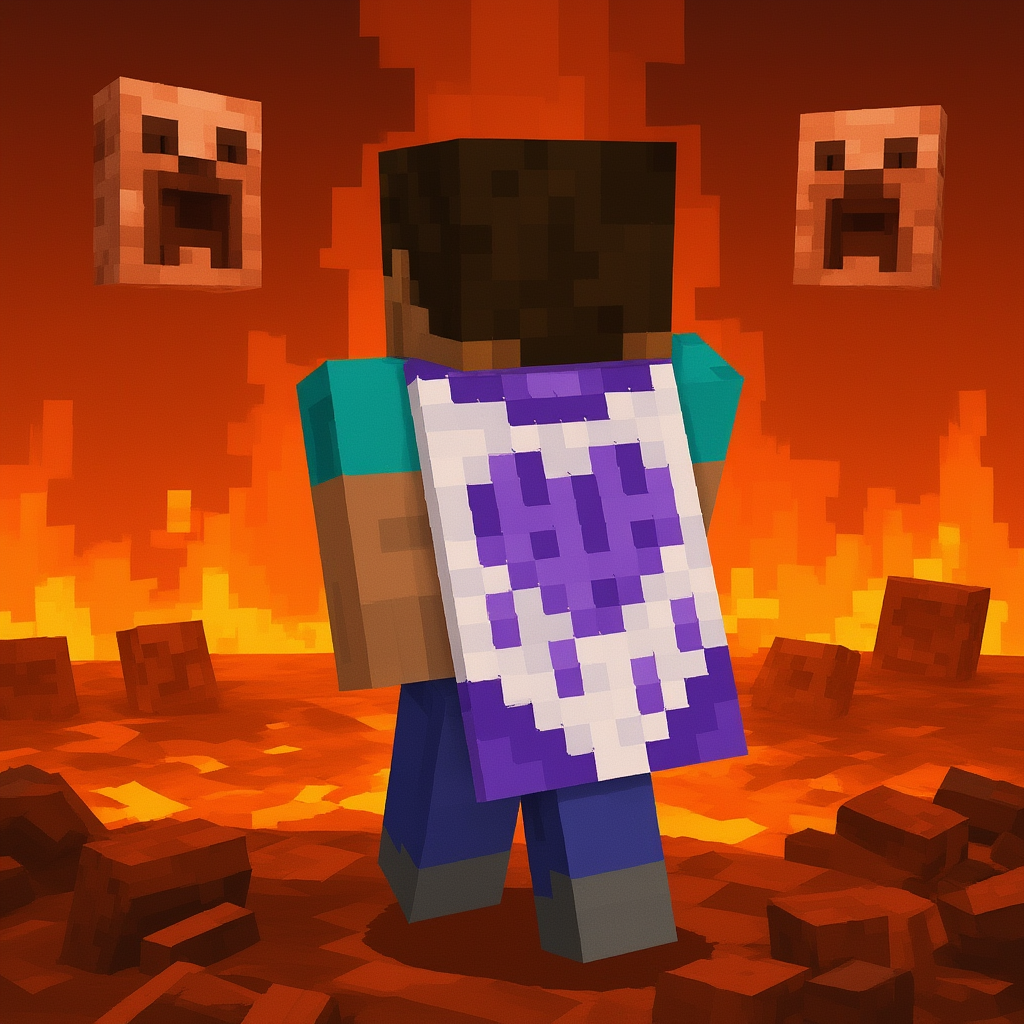 Klucz do Pelerynki Purple Heart - Minecraft